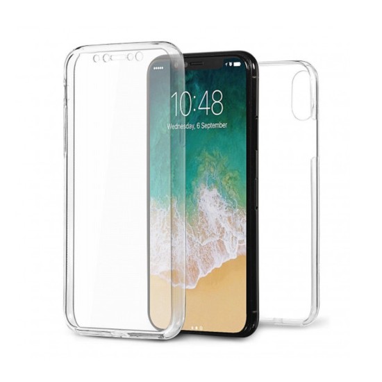 360º Silicon Case for Apple iPhone Xs Max Transparent